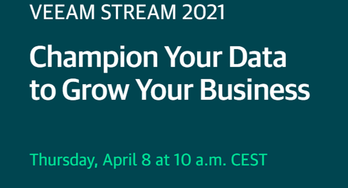 Veeam Stream: Champion Your Data to Grow Your Business